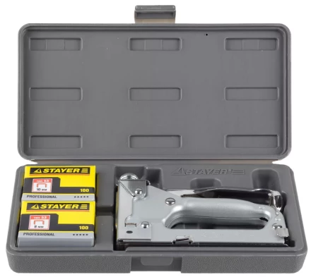 Степлер &quot;Pro 53&quot; для скоб тип 53 (4-14 мм), в кейсе, STAYER Professional 3150-H4_z01 купить в Муравленко