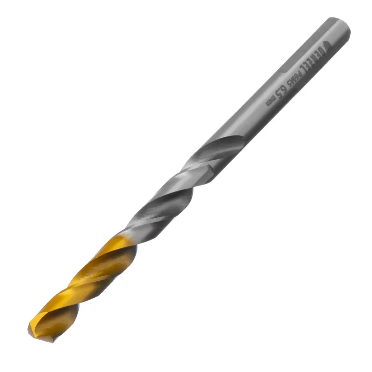Сверло спиральное по металлу Denzel  6,5 x 100 мм, Р6М5, Golden Tip 718236 купить в Муравленко