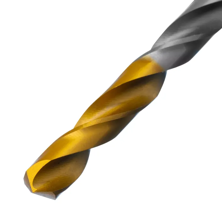 Сверло спиральное по металлу Denzel  6,5 x 100 мм, Р6М5, Golden Tip 718236 купить в Муравленко
