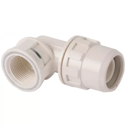 Муфта ЗУБР &quot;ШиреФит&quot; соединительная угловая 90°, &quot;штуцер с гайкой - внутренняя резьба&quot;, 20мм-3/4&quot; 51466-20-3/4 купить в Муравленко