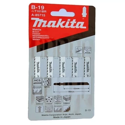 Пилки для лобзика Makita B-19 A-85715 купить в Муравленко