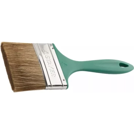 Кисть плоская STAYER &quot;LASUR-EURO&quot;, смешанная (натуральная и искусственная) щетина, пластмассовая ручка, 100мм 01081-100 купить в Муравленко