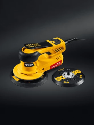 STEHER BOS-50 Duo, d125 / d150 мм, 5.0 мм, 350 Вт, бесщеточная орбитально-шлифовальная машина, кейс (BOS-50) купить в Муравленко