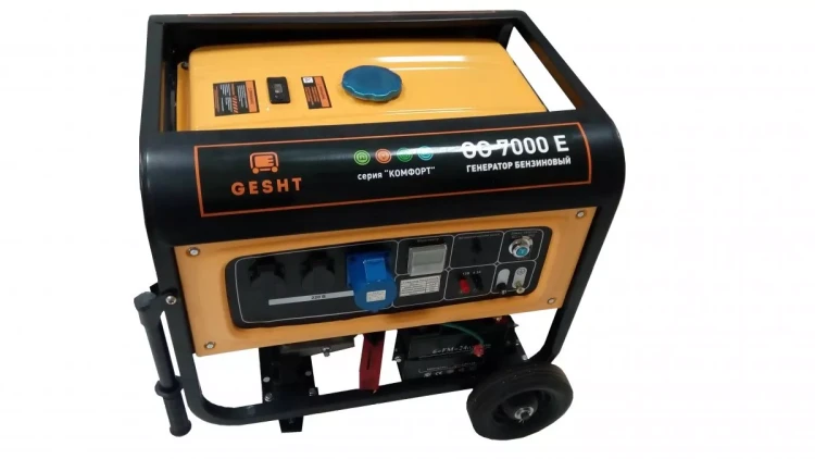 Бензиновый генератор GESHT GG7000E купить в Муравленко