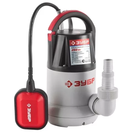 Насос ЗУБР погружной, дренажный, для чистой воды, 110 л/мин, 250Вт ЗНПЧ-250 купить в Муравленко