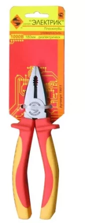 Плоскогубцы универс. диэлектрические 180мм 1/6/60 19011 купить в Муравленко