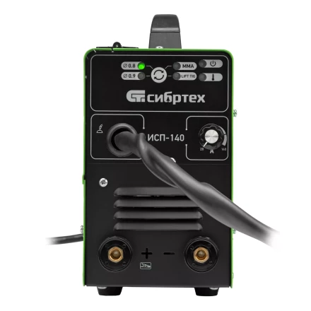 Аппарат инвертор. полуавтомат. сварки Сибртех ИСП-140, 140 А, ПВ 60% 94321 купить в Муравленко