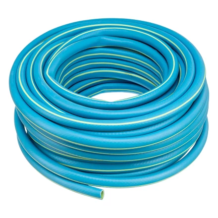 Шланг поливочный армированный Palisad 3 слойный ТЭП 3/4'', 35 м, лазурный 67109 купить в Муравленко