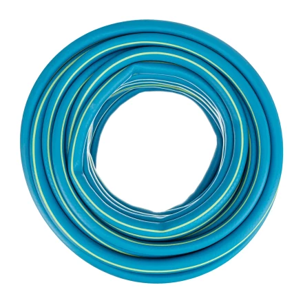 Шланг поливочный армированный Palisad 3 слойный ТЭП 3/4'', 35 м, лазурный 67109 купить в Муравленко