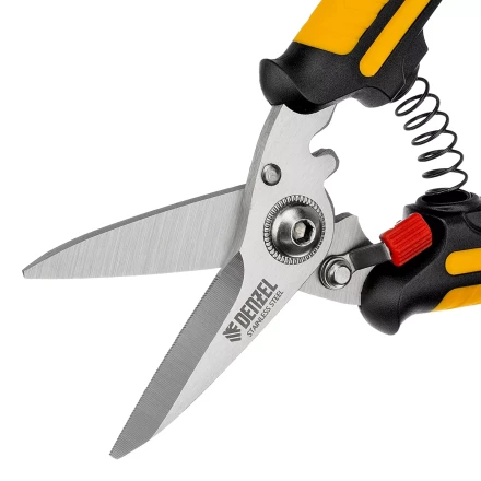 Ножницы универсальные Denzel, 185 мм, нержавеющая сталь, 78318 купить в Муравленко