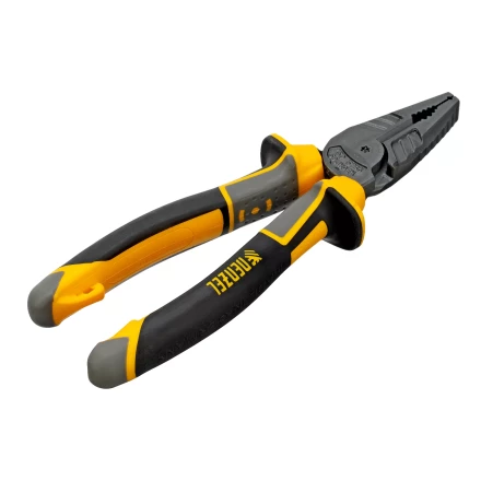 Плоскогубцы комбинированные 180 мм Denzel 17081, трехкомпонентные рукоятки купить в Муравленко