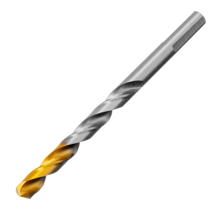Сверло спиральное по металлу Denzel 7,0 x 109 мм, Р6М5, Golden Tip, 718237 купить в Муравленко