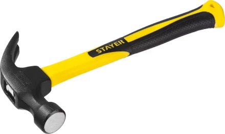 Молоток-гвоздодер &quot;Fiberglass&quot; с фиберглассовой рукояткой, 560 г, STAYER Professional 2026-560_z01 купить в Муравленко
