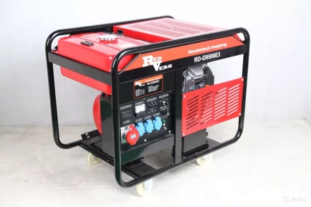 Генератор бензиновый RedVerg RD-G9500E3 на колесах купить в Муравленко