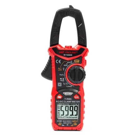 Токоизмерительные клещи КВТ KT 206D с True RMS (80753) купить в Муравленко