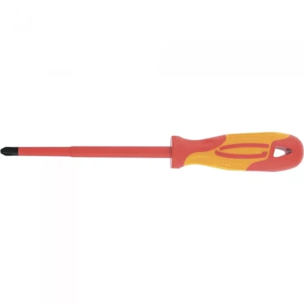 Отвертка диэлектрическая PH3*150мм CrMo до 1000В двухкомпонентная рукоятка Gross 12949 купить в Муравленко