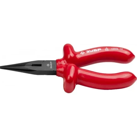 Тонкогубцы ЗУБР &quot;МАСТЕР&quot; &quot;ЭЛЕКТРИК&quot; диэлектрические, высоковольтные до ~1000В, 160мм 2214-3-16_z02 купить в Муравленко