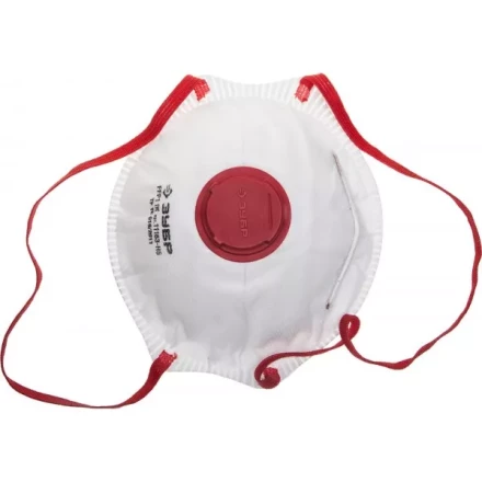 Полумаска фильтрующая ЗУБР &quot;МАСТЕР&quot; коническая, с клапаном, многослойная, класс защиты FFP1, 5шт 11163-H5 купить в Муравленко