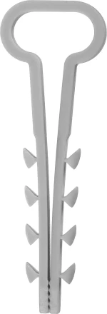 ЗУБР ДХ-П, 12 мм, нейлон, 100 шт, дюбель-хомут для плоского кабеля (30912-12) купить в Муравленко