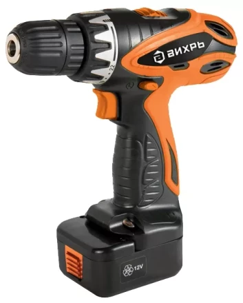 Дрель-шуруповерт аккумуляторная ВИХРЬ ДА-12-2к купить в Муравленко