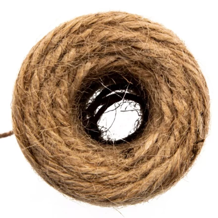 Шнур банковский джутовый 100 м, в диспенсере, вес 120 гр +- 10%, Россия Сибртех 94156 купить в Муравленко