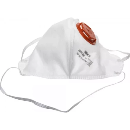 Полумаска фильтрующая DEXX противоаэрозольная, многослойная, с клапаном, FFP1 11102 купить в Муравленко