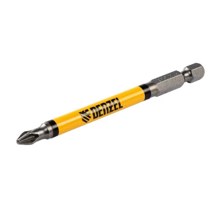 Бита PZ2х90, сталь S2, цилиндр., 10 шт. Е 6,3 Denzel 11645 купить в Муравленко