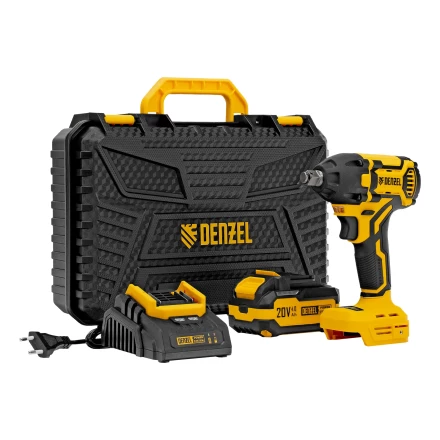 Гайковерт ударный аккумуляторный бесщет. CIWH-BL-20-350, Li-Ion, 20 В// Denzel купить в Муравленко