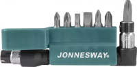 Компллект вставок PH PZ SL4-7мм 1/4"DR 8 предметов S08H208S Jonnesway 47461