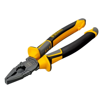 Плоскогубцы комбинированные 205 мм Denzel 17082, трехкомпонентные рукоятки купить в Муравленко