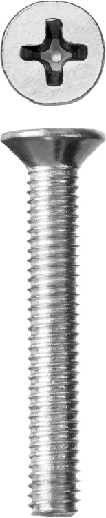 Винт DIN 965, M6 x 30 мм, 7 шт, кл. пр. 4.8, оцинкованный, ЗУБР 303116-06-030 купить в Муравленко