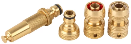 Набор RACO &quot;Profi&quot;, Наконечник, адаптер и соединители 1/2&quot;х3/4&quot;, латунь, 4 предмета 4246-55057B купить в Муравленко