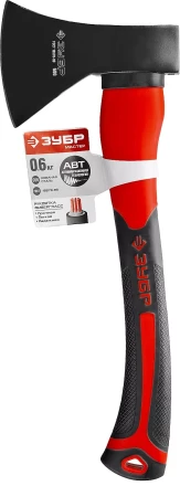 Топор ЗУБР &quot;МАСТЕР&quot; кованый с двухкомпонентной стеклопластиковой рукояткой, 0,6кг 2061-06 купить в Муравленко