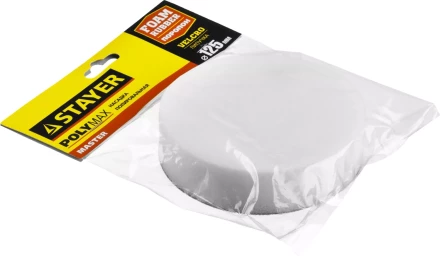 Полировальная насадка STAYER &quot;MASTER&quot; из поролона на липучке d=125мм 35920-125 купить в Муравленко