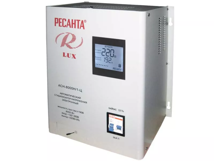 Стабилизатор АСН-8000 Н/1-Ц Ресанта Lux купить в Муравленко