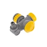 Соединитель для крана с внутренней резьбой 1/2" - 3/4" с переключателем и шарниром PALISAD LUXE 66253 купить в Муравленко