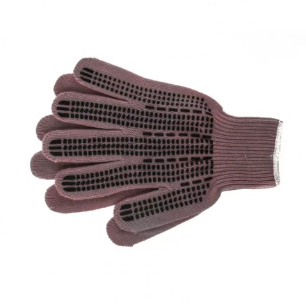 Перчатки трикотажные акрил ПВХ гель &quot;Протектор&quot; коралл оверлок Россия Сибртех 68668 купить в Муравленко