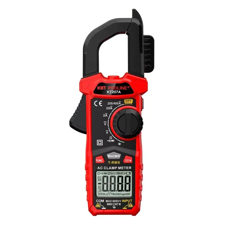 Токовые клещи цифровые КВТ KT 207A с True RMS (91919) купить в Муравленко