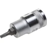 Торцовая бита-головка KRAFTOOL "INDUSTRIE QUALITAT", материал S2, TORX, сатинированная, 1/2", Т20 27905-20_z01 купить в Муравленко