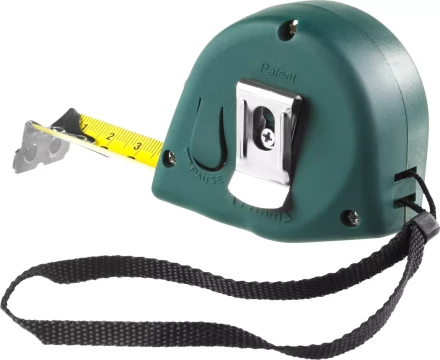 Рулетка KRAFTOOL GRAND, обрезиненный пластиковый корпус, 5м/25мм 34022-05-25 купить в Муравленко