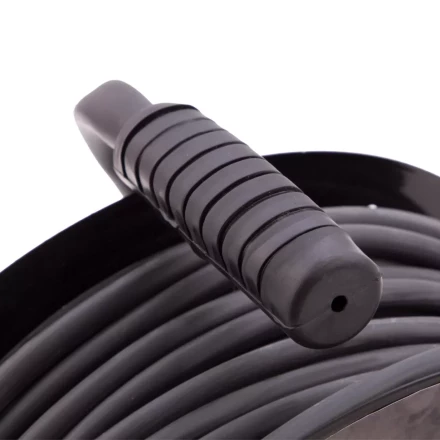 Удлинитель силовой 50 м, 16А, тип УХз16, КГ 3 x 1.5 мм, на стальной катушке, 4 розетки Сибртех 95877 купить в Муравленко