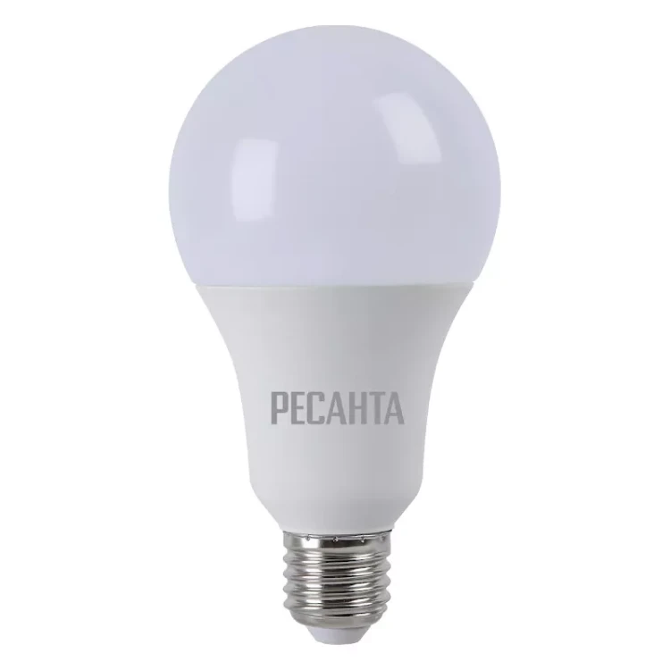 Лампа светодиодная РЕСАНТА LL-R-A80-20W-230-3K-E27 76/1/21 купить в Муравленко