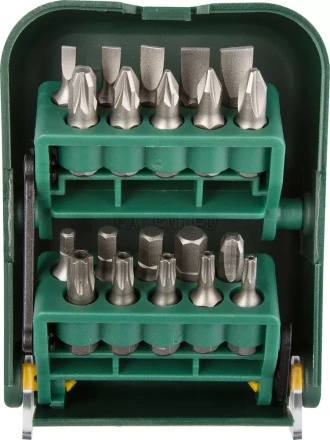 Набор бит &quot;EXPERT&quot;, KRAFTOOL 26135-H21, в мобильном бит-боксе с клипсой, Cr-V, 25мм, 21 предмет 26135-H21 купить в Муравленко