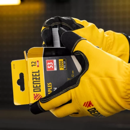 Скобы Denzel 12 мм, для мебельного степлера, тип 53, 2000 шт. 41103 купить в Муравленко