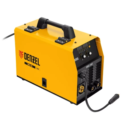 Аппарат инвертор. полуавтомат. cварки Denzel IMIG-160 Synergy 94314, 160 А, ПВ 60%, катушка 5 кг купить в Муравленко