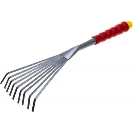 Грабельки GRINDA веерные с плоскими зубцами, из углеродистой стали с коннекторной системой, 420 мм 8-421453_z01 купить в Муравленко