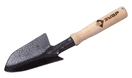 Совок ЗУБР садовый широкий с деревянной ручкой 4-39603 купить в Муравленко