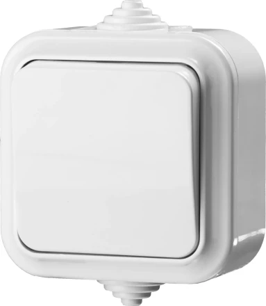 Выключатель STAYER &quot;MASTER&quot; &quot;MAXIMA&quot; одноклавишный, IP54, 6А, 220В 54301-W купить в Муравленко