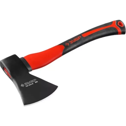 Топор ЗУБР &quot;МАСТЕР&quot; кованый с двухкомпонентной стеклопластиковой рукояткой, 0,8кг 2061-08 купить в Муравленко