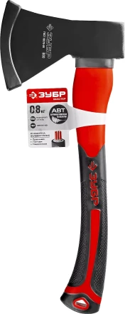 Топор ЗУБР &quot;МАСТЕР&quot; кованый с двухкомпонентной стеклопластиковой рукояткой, 0,8кг 2061-08 купить в Муравленко